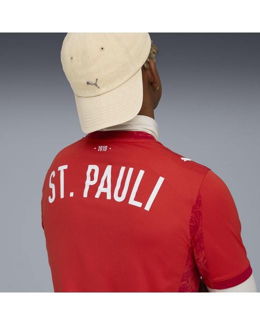 PUMA Fc St. Pauli 25/26 Viertes Trikot Herren, Accessoires in Red für Herren
