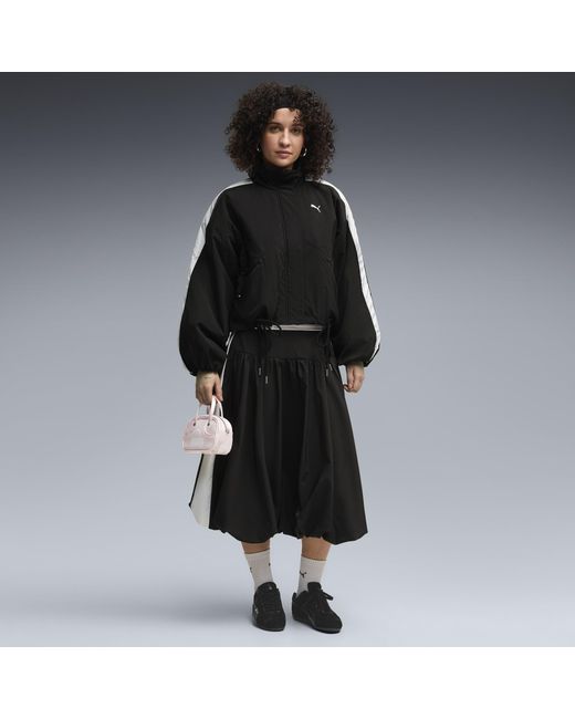 PUMA Black T7 Primaloft Padded Kimono Jacket
