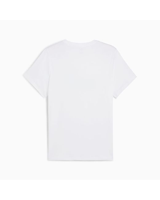 PUMA Ess No. 1 Logo T-Shirt Voor in het White