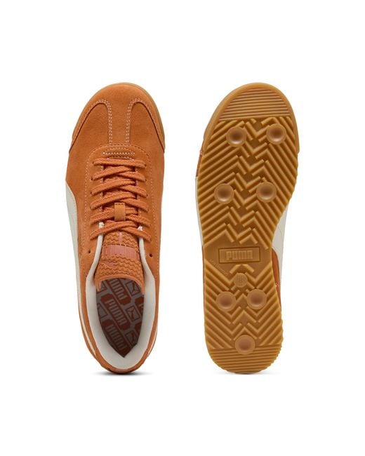 PUMA Brown Roma Suede Sneakers Schuhe