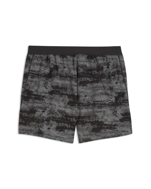 PUMA Gray Brightstride Dreamrun Printed Running 5" Shorts for men