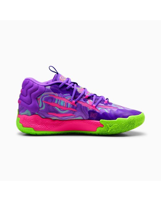 Chaussures De Basketball Mb.03 Toxic PUMA en coloris Purple