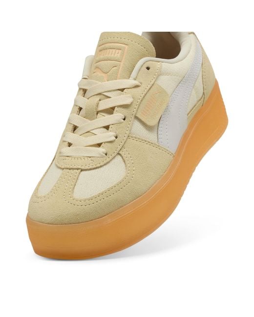 PUMA White Palermo Elevata Xtra Sneakers