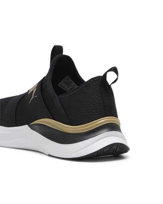PUMA Black Softride Harmony Slip-On Shoes