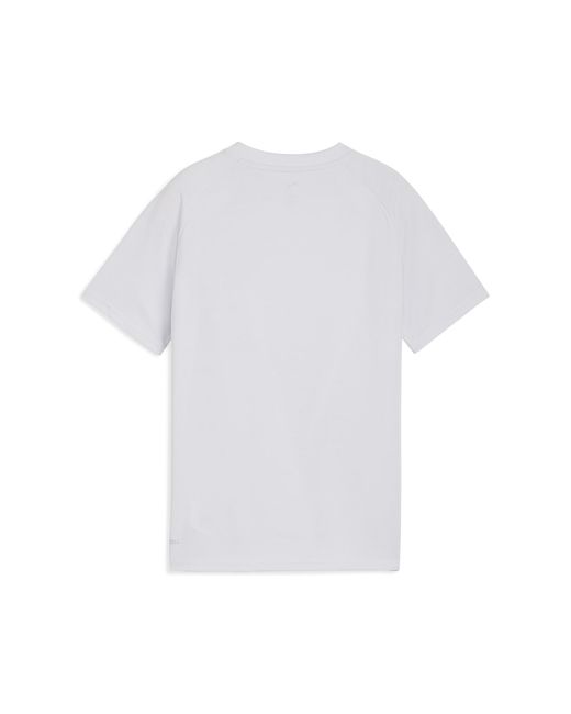 PUMA Gray Borussia Dortmund Tech Pocket T-Shirt Teenager, Kleidung, Mist/Faster Gelb