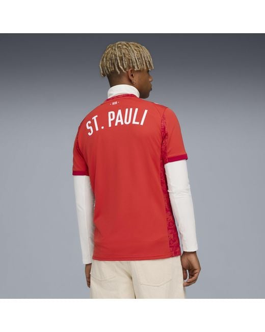 PUMA Fc St. Pauli 25/26 Viertes Trikot Herren, Accessoires in Red für Herren