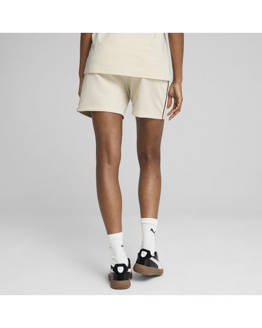 Shorts Essentials Graphic Animal 5" Para Mujer PUMA de color Natural