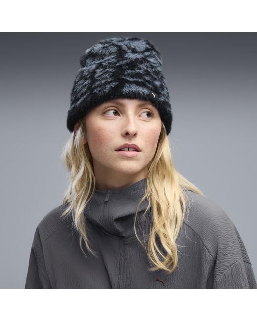 PUMA Black Clrt Skull Beanie Hat