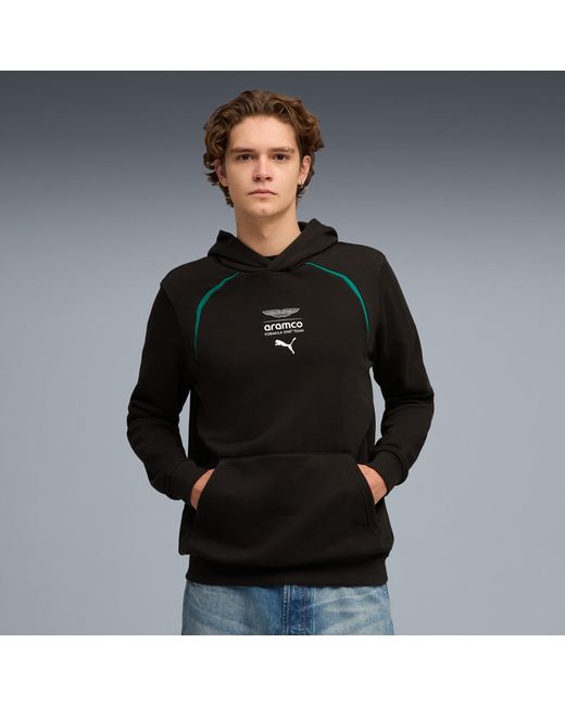 PUMA Black X Aston Martin Aramco F1 Team Hoodie for men