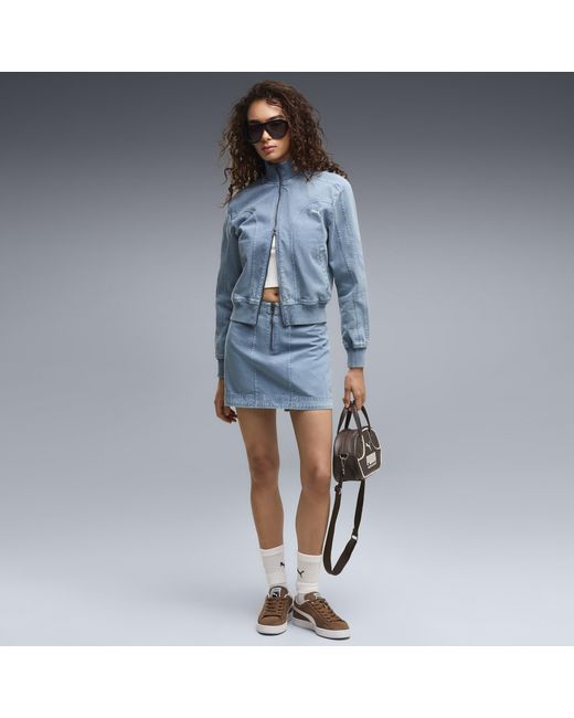 PUMA Blue Future..Archive Washed Twill Short Jacket