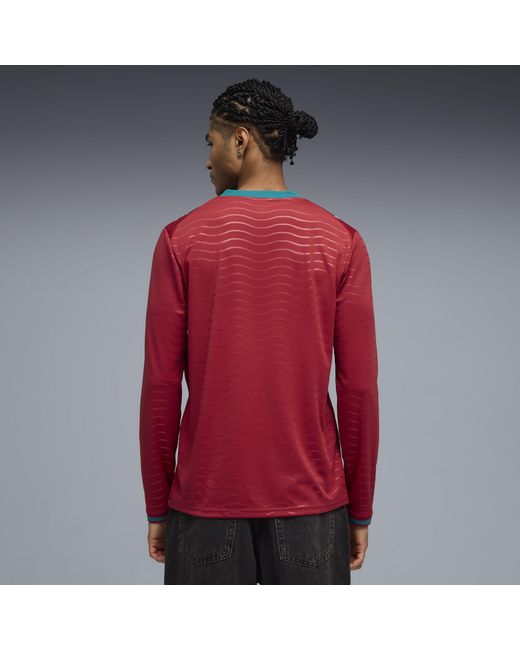 PUMA Red Portugal Long Sleeve Home Jersey for men