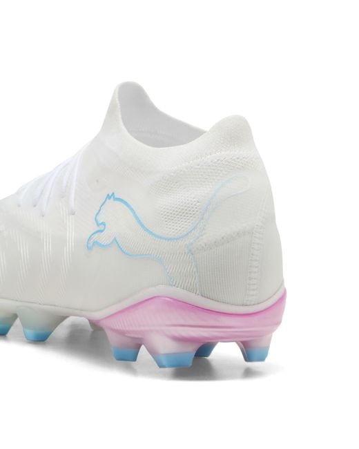 PUMA White Future 9 Match Fg/Ag Football Boots