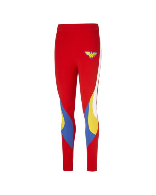 PUMA X Dc Justice League Wonder Woman Leggings in Red Lyst