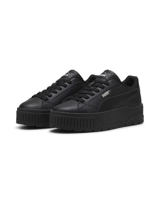 PUMA Black Karmen Ii Leather Sneakers