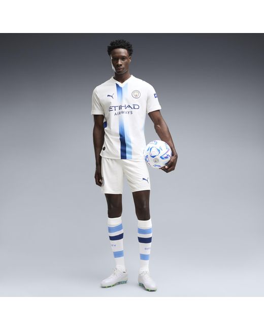 PUMA Blue Manchester City Third Authentic Jersey for men