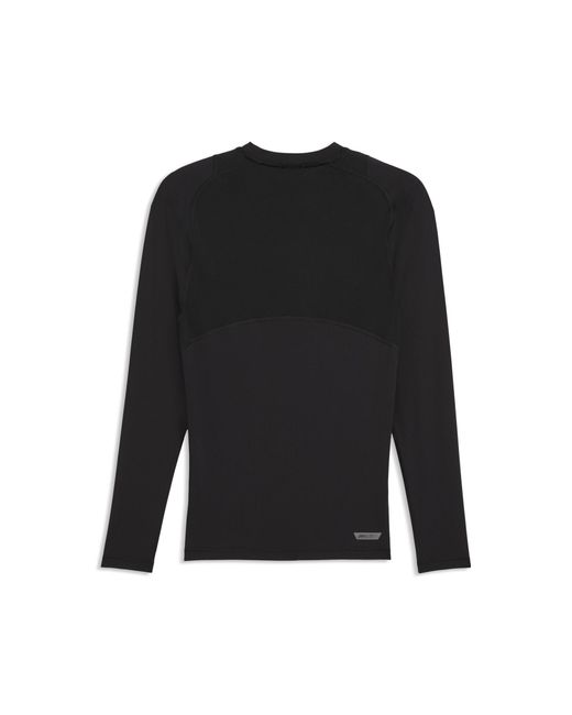 PUMA Black Pwrmode Training Base Layer Long Sleeve T-Shirt for men