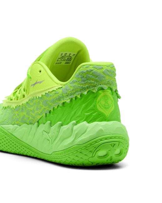PUMA Green Mb.05 Lo Flourish Basketball Shoes