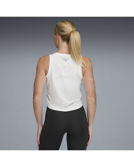 PUMA White X Hyrox Cloudspun Thermoadapt Crop Tank Top