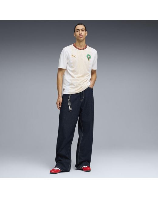 PUMA White Morocco Away Jersey for men