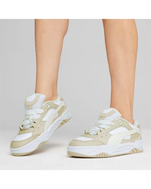 PUMA White 180 Lace Sneakers