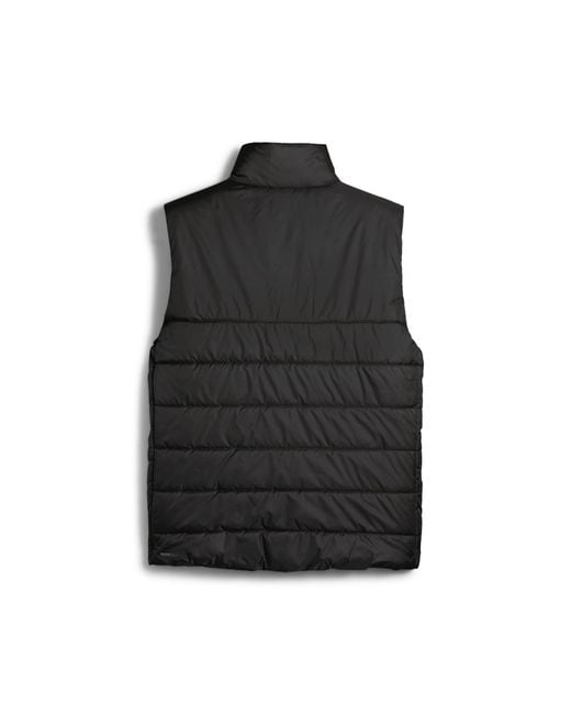 PUMA Black Essentials Outerwear Puffer Vest for men