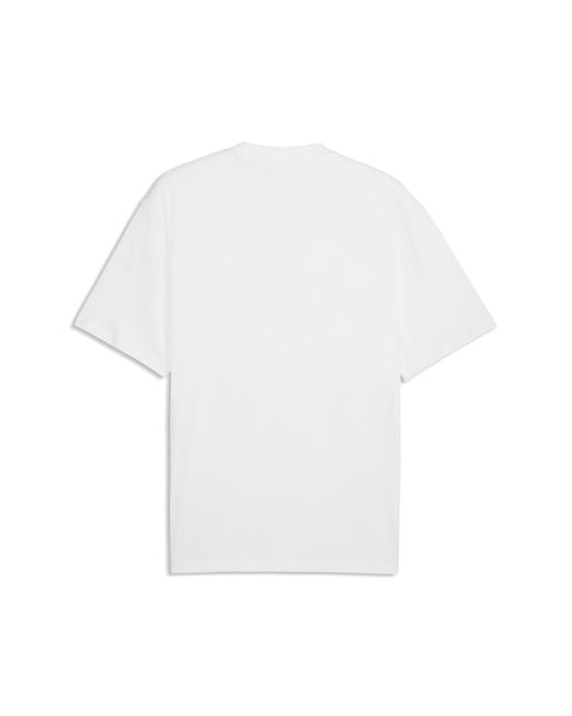 PUMA White Select Essentials Pocket T-Shirt for men