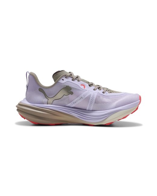 PUMA White Deviate Nitro Elite Trail Running Shoes