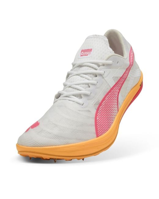 PUMA White Crossfox NITROTM Elite Spikes
