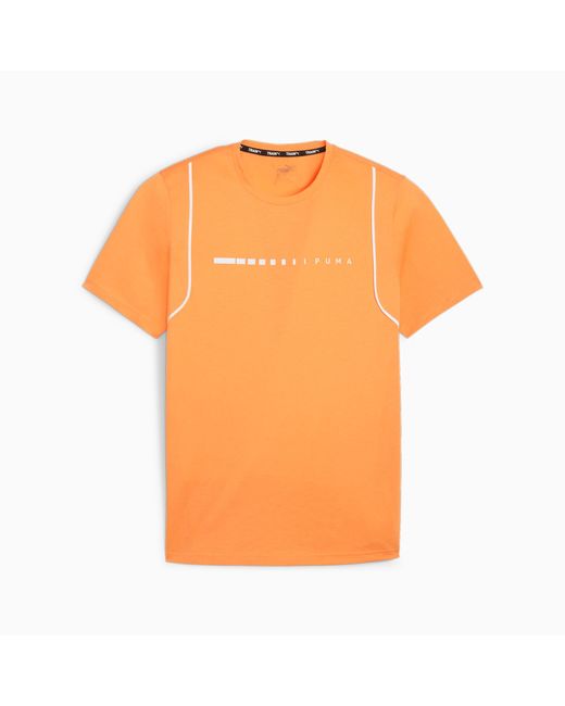PUMA Orange M Concept Training T-shirt for men