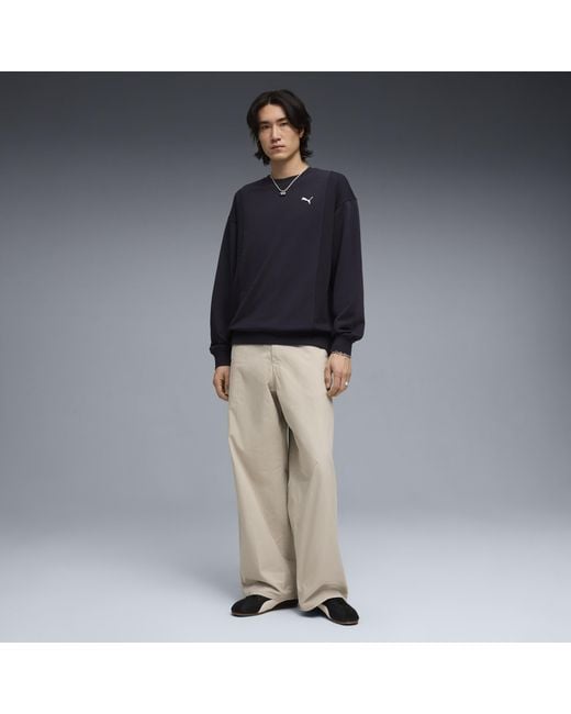 PUMA Blue Class Crew Sweatshirt for men