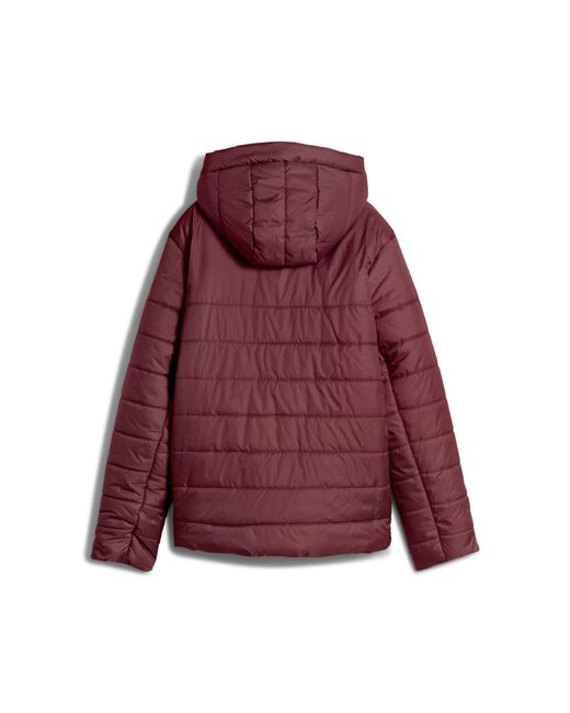 Chaqueta Acolchada Con Capucha Essentials Para Mujer, Ropa, Ruby Shimmer PUMA de color Red