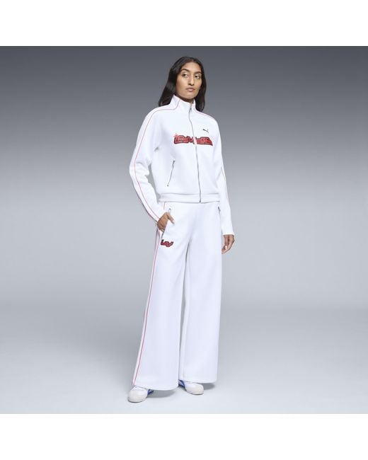 PUMA White T7 Las Vegas Track Jacket
