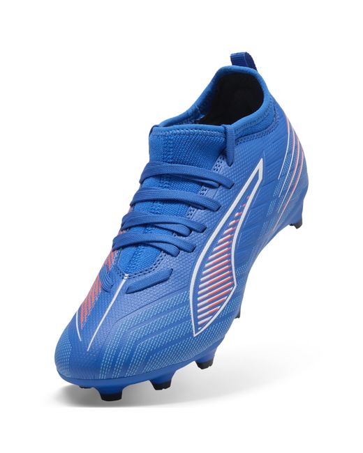 PUMA Blue Ultra 6 Match Fg/Ag Fußballschuhe Teenager, Schuhe, Ultra/Weiß/Glowing Rot