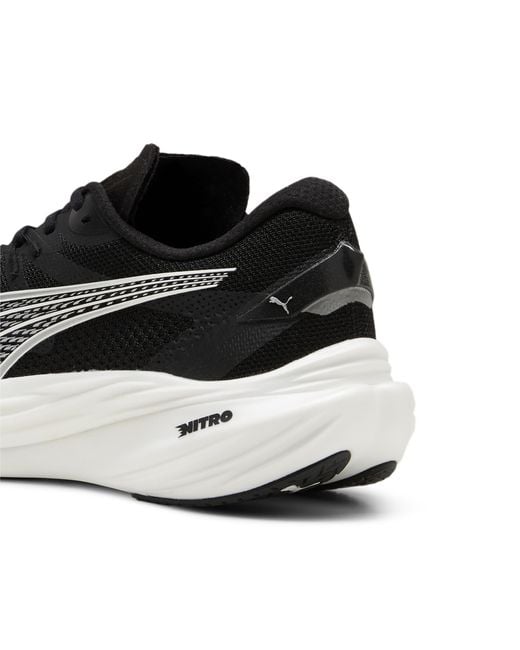 Zapatillas De Running Deviate Nitro 3 Para Mujer, Plateado/Negro/Blanco PUMA de hombre de color Black