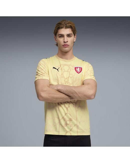 PUMA Yellow X Czechia X Salehe Bembury Goalkeeper Jersey for men