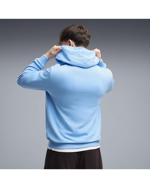 PUMA Blue Manchester City Ftblculture Hoodie for men
