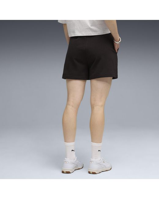 PUMA Black Wardrobe Essentials Relaxed 4" Shorts