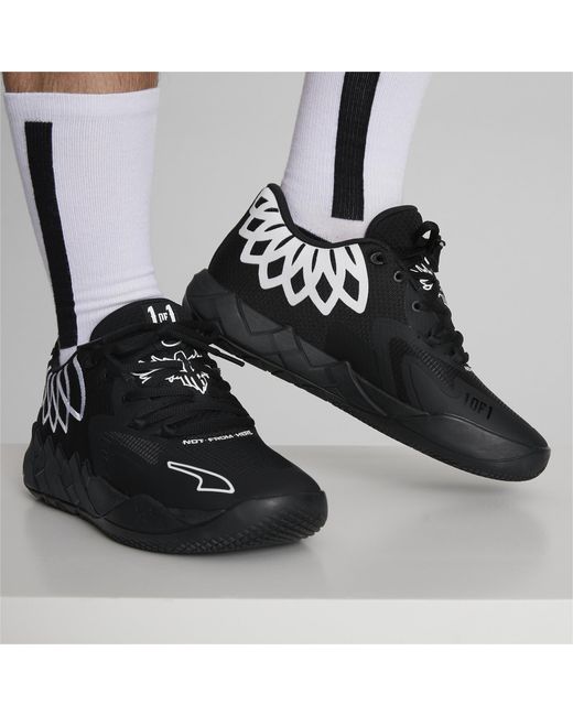 PUMA X Lamelo Ball Mb.01 Lo Basketball Shoes in Black for Men | Lyst