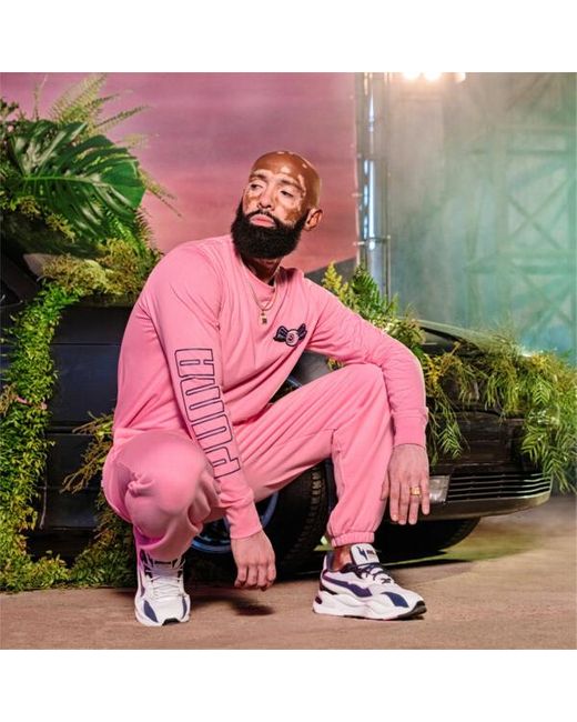 PUMA X Von Dutch Long Sleeve T Shirt in Pink for Men Lyst