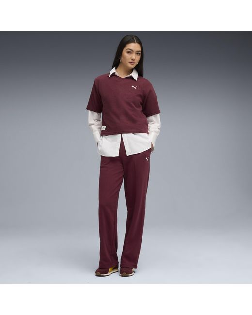 PUMA Class Rechte Broek Met Hoge Taille Voor Maat in het Red