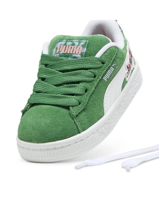 PUMA Green Suede Xl Cats Club Sneakers Baby Schuhe