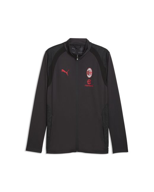 PUMA Black Ac Milan Slim Training Jacket for men