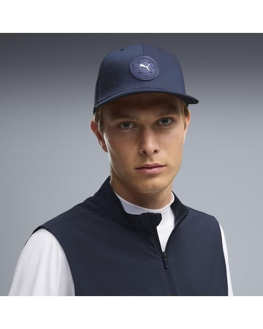 PUMA Blue Coastal Claret Golf Cap for men