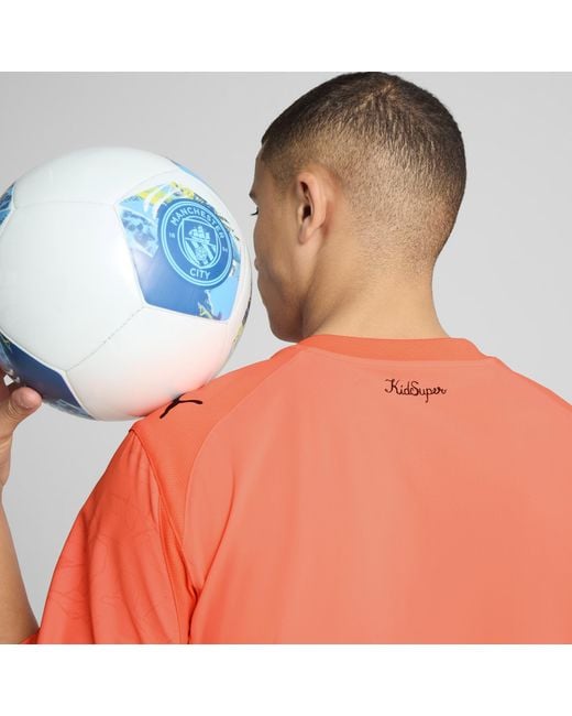 PUMA Kidsuper X Manchester City Authentic Shirt Voor Maat in het Orange voor heren