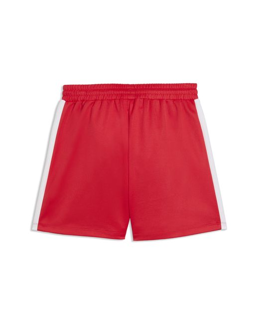 PUMA Red T7 Pintuck 4" Shorts