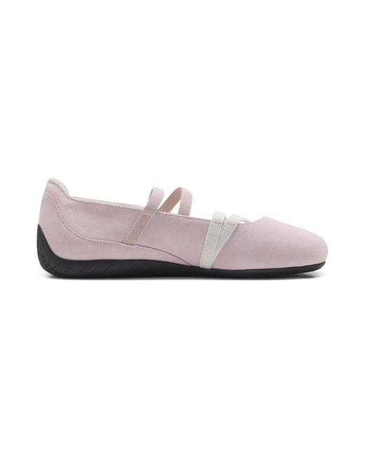 PUMA Speedcat Ballet Suede Schoenen Voor Roze/Wit in het White