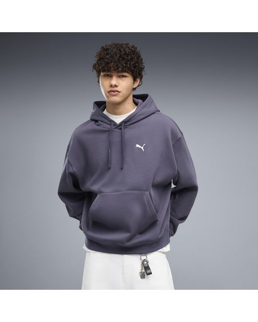 PUMA Blue Essentials Oversized Hoodie for men