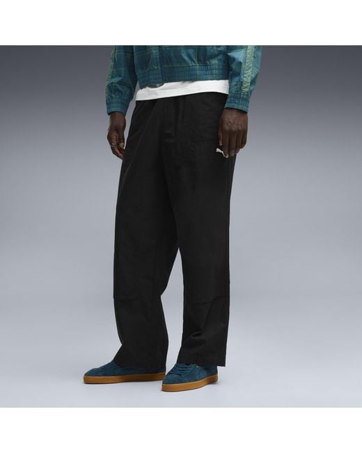 PUMA Gray Essentials Carpenter Pants for men