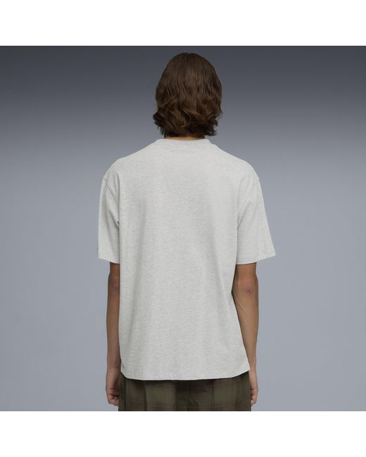 PUMA Gray Select Essentials Pocket T-Shirt for men