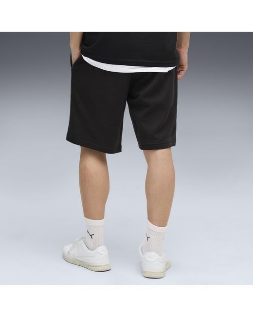 PUMA Black Essentials No. 1 Logo 10" Shorts for men